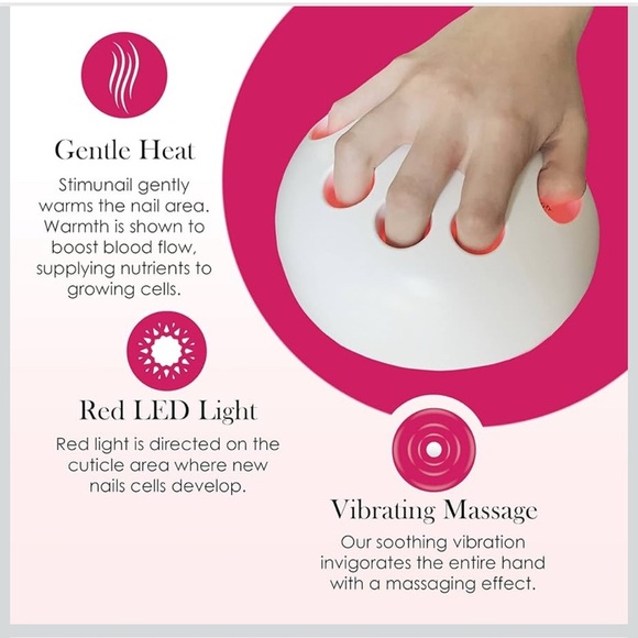 StimuNail Nail Wellness Device - Supports Grow Long Strong Nails -Used - Picture 2 of 6